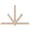 Ekena Millwork Kennewick Smooth Timber Gable Bracket, Douglas Fir, 84"W x 56"H x 1 1/2"D x 5 1/2"F, 16/12 Pitch GBW084X56X0206KEN00SDF - alternate 1